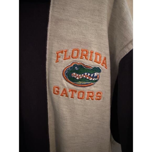 Champion Florida Gators Polo Shirt Mens Large NCAA Colorblock Cotton - Picture 2 of 4
